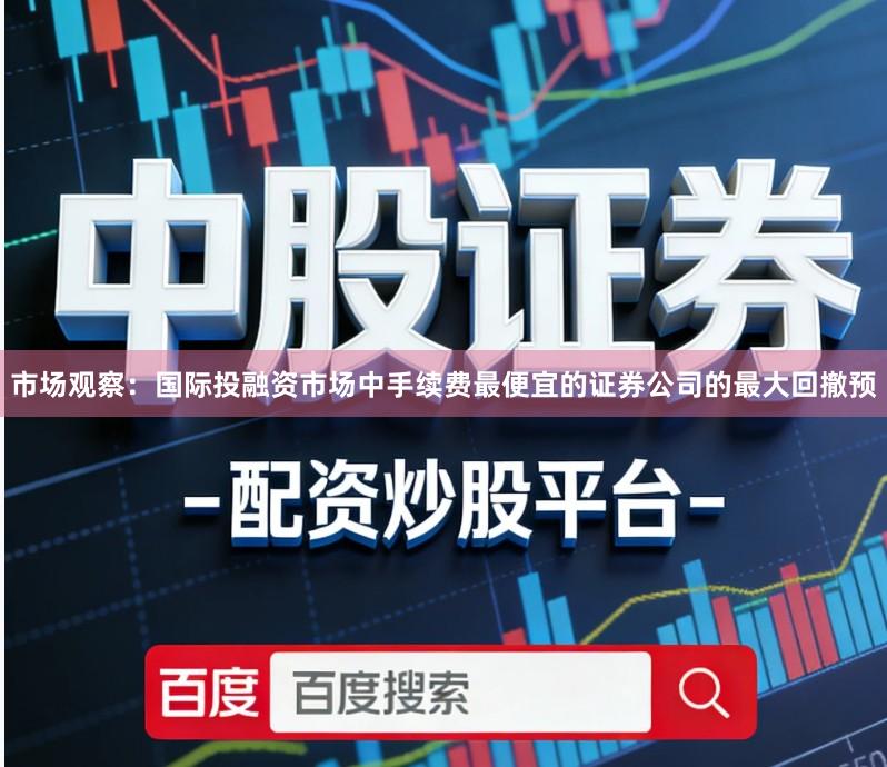 市场观察：国际投融资市场中手续费最便宜的证券公司的最大回撤预