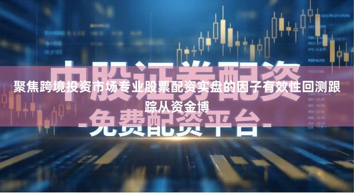 聚焦跨境投资市场专业股票配资实盘的因子有效性回测跟踪从资金博