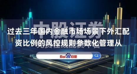 过去三年国内金融市场场景下外汇配资比例的风控规则参数化管理从